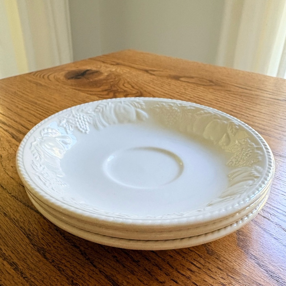 International China Devonshire Saucer - Set of 3 ~6.25”- made in England - Picture 11 of 11